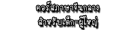 คอร์สภาษาจีนกลางสำหรับเด็ก-ผู้ใหญ่3